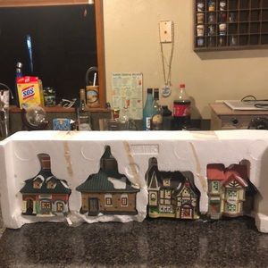 Christmas village set